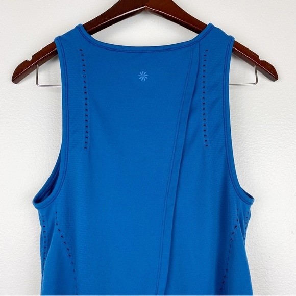 Athleta Blue Open Back Foothill Tank Top Size XS - Picture 6 of 8